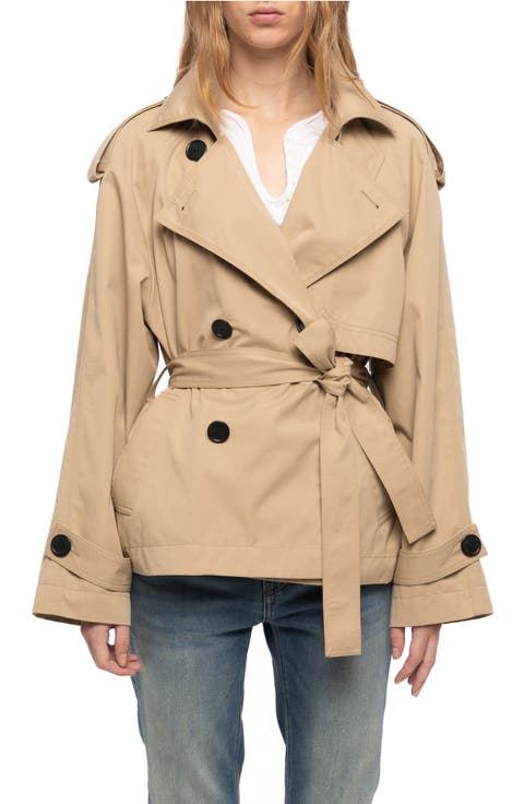 Kivana Cotton Trench Coat