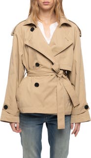 Zadig & Voltaire Kivana Cotton Trench Coat