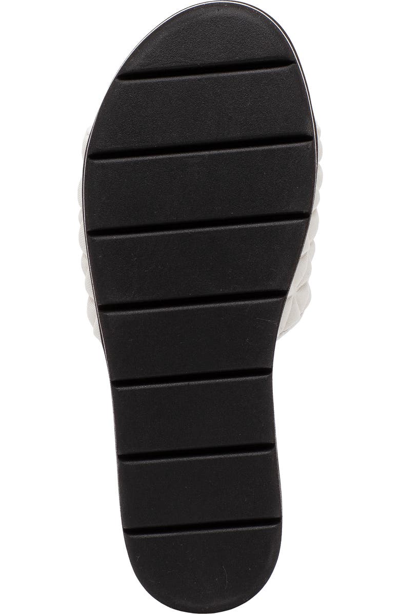 Linea Paolo Leah Slide Sandal, Alternate, color, White Fabric