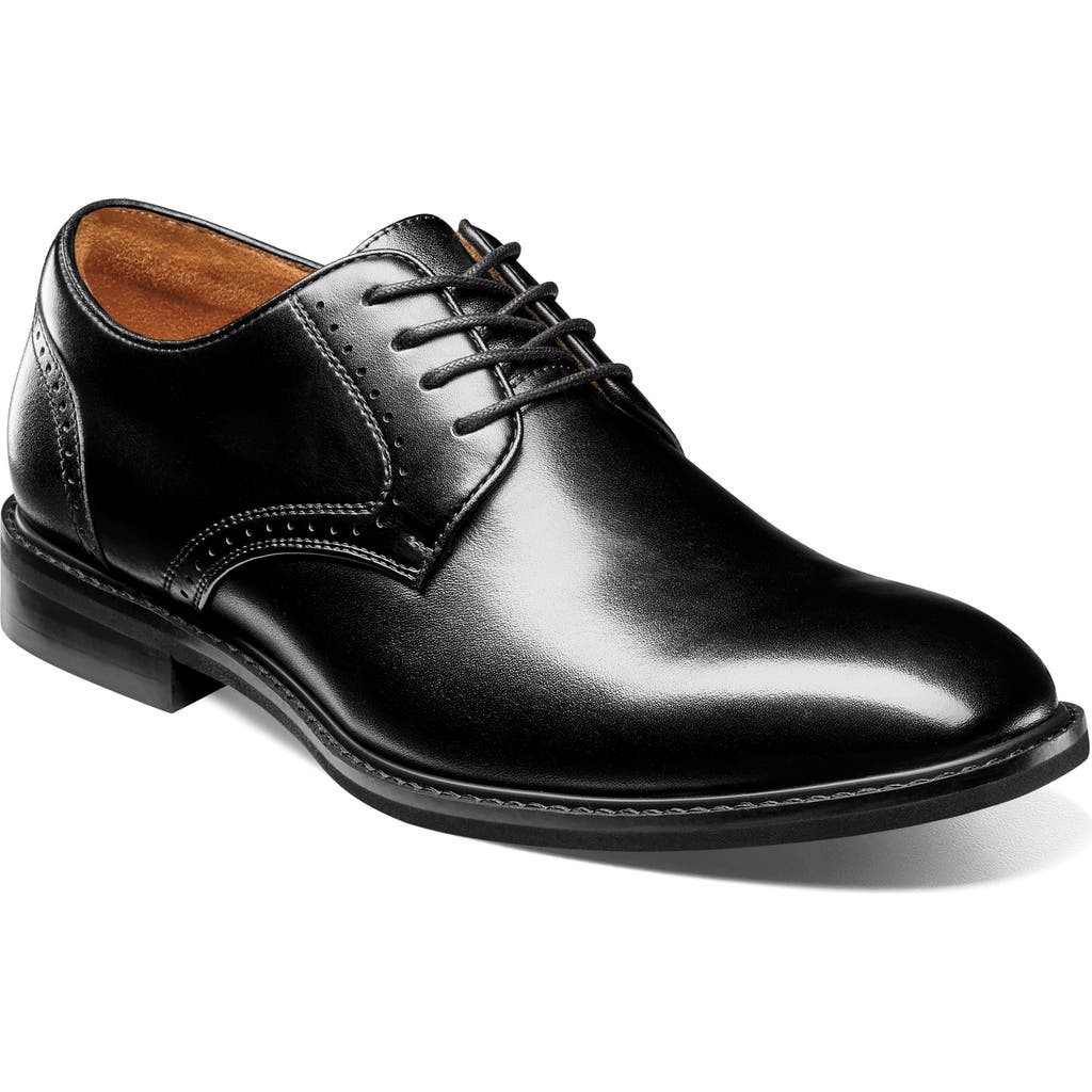 Stacy Adams Benson Plain Toe Derby In Black