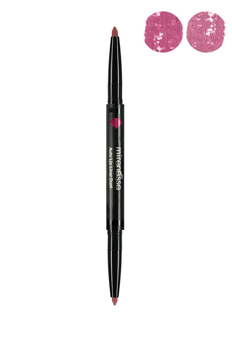 MIRENESSE Auto Lipliner Duet - Rebel Roses, Main, color, 