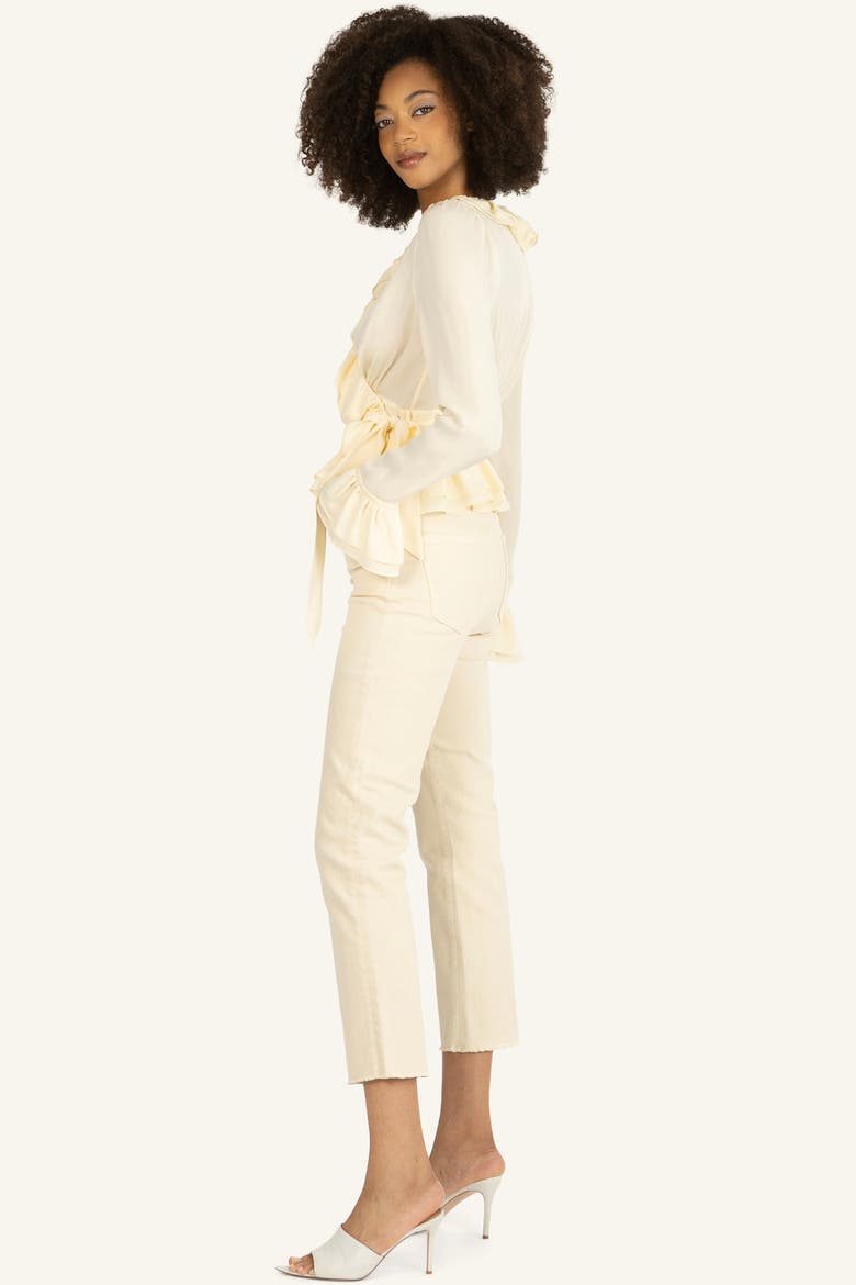 Noelle Blouse, Alternate, color, Crème