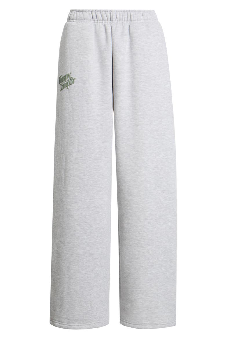 Puff Series Wide Leg Sweatpants, Main, color, HEATHER GRAY