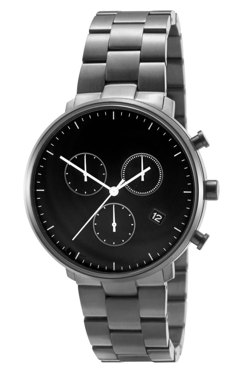 Leonard & Church Bleeker Chronograph Bracelet Watch, 40mm, Alternate, color, 