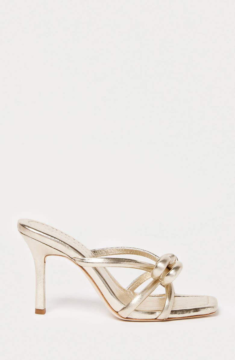 Loeffler Randall Margi Knotted Sandal, Alternate, color, Champagne