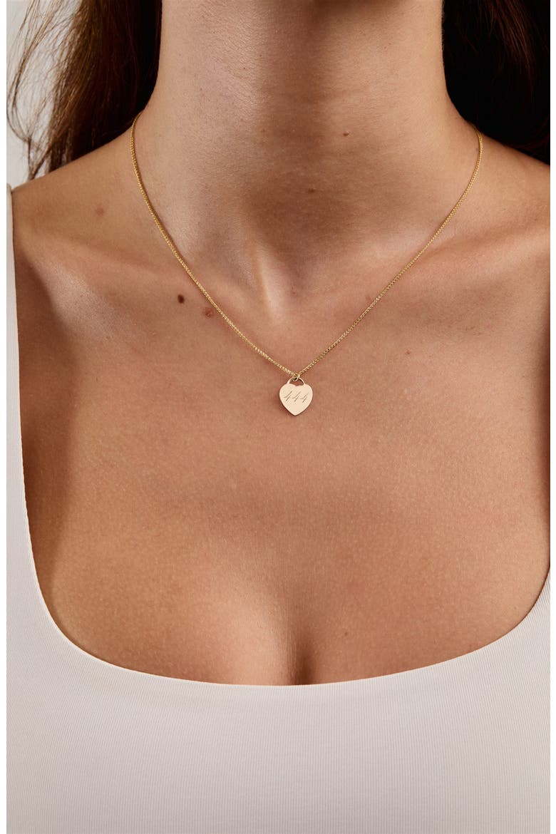 Alice Angel Numbers Pendant Necklace, Alternate, color, GOLD / 333