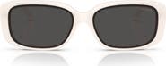 COACH 57mm Rectangular Sunglasses