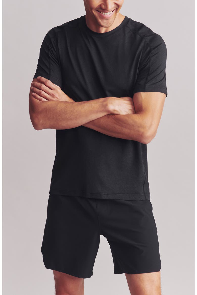 Invictus Perforated Performance T-Shirt, Main, color, BLACK