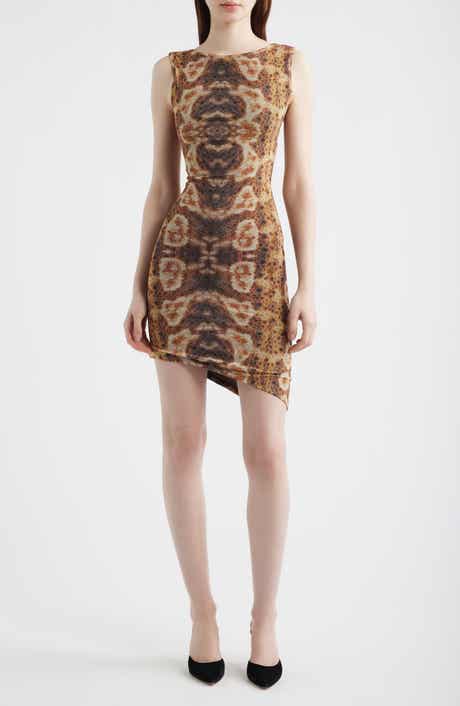 Caracola Asymmetric Body-Con Minidress