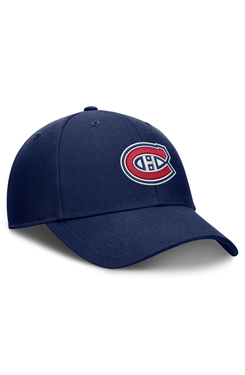 FANATICS Men's Fanatics Navy Montreal Canadiens Force Adjustable Hat, Alternate, color, Navy
