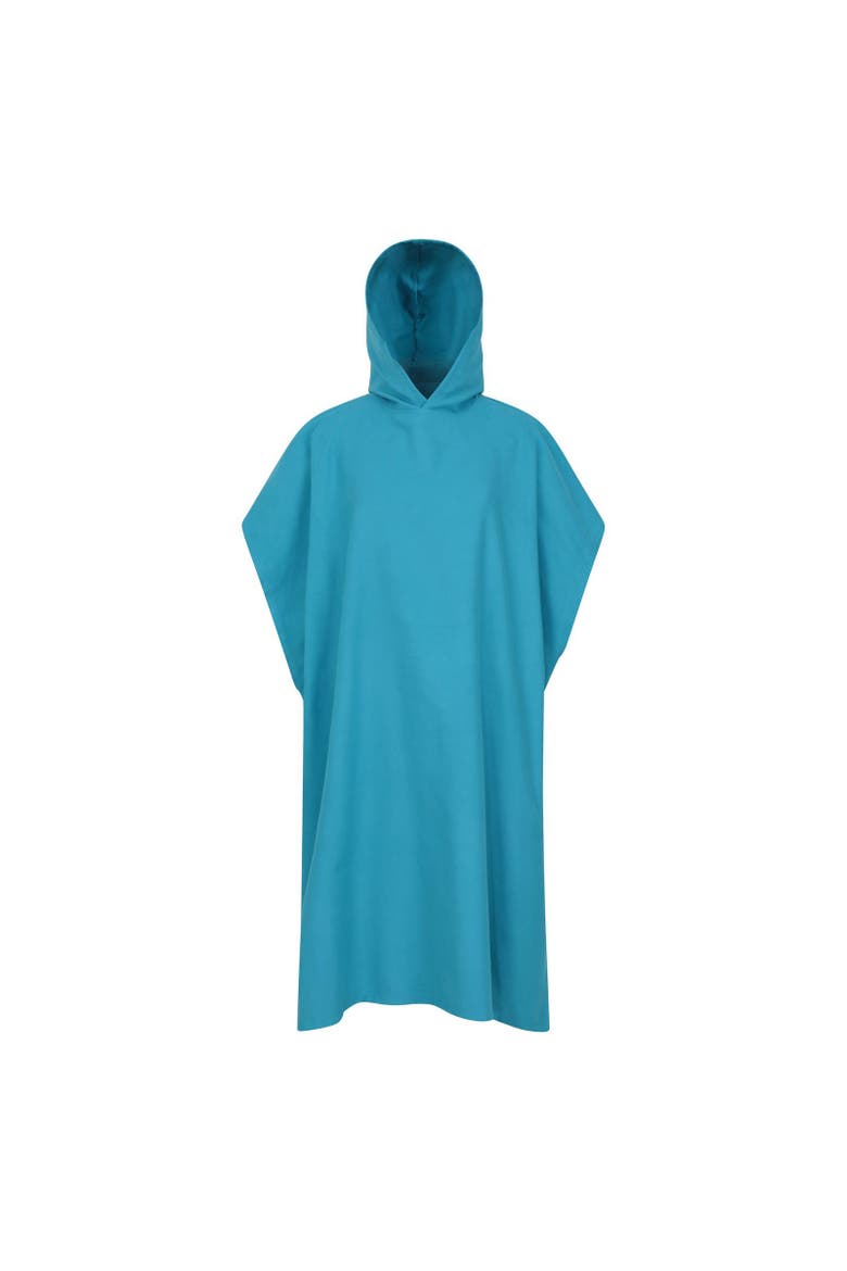 Lagoon Microfiber Poncho, Main, color, Teal