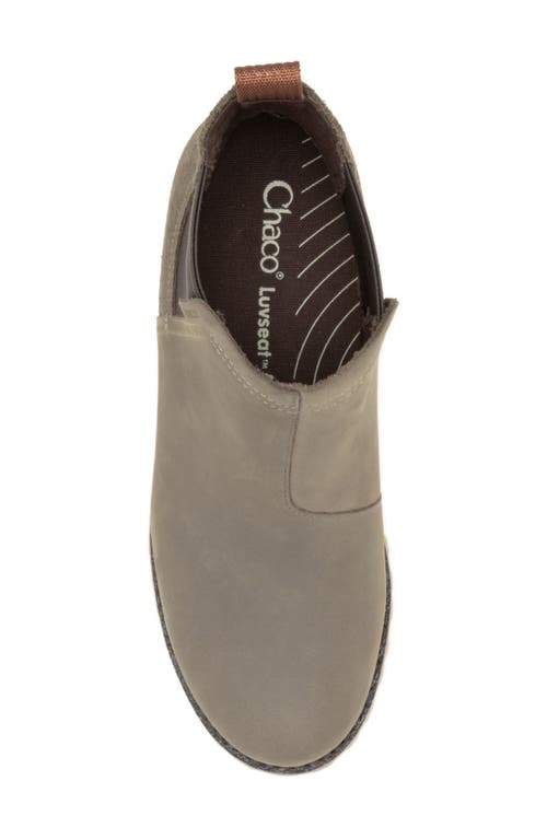 Chaco Fields Waterproof Chelsea Boot In Smoke