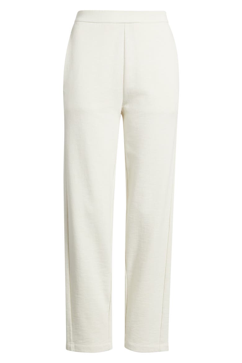 Slouch Organic Cotton Ankle Pants, Alternate, color, BONE