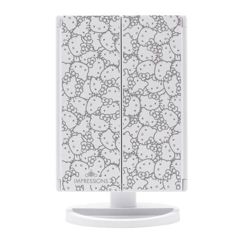 Hello Kitty® Trifold LED Makeup Mirror with Magnification