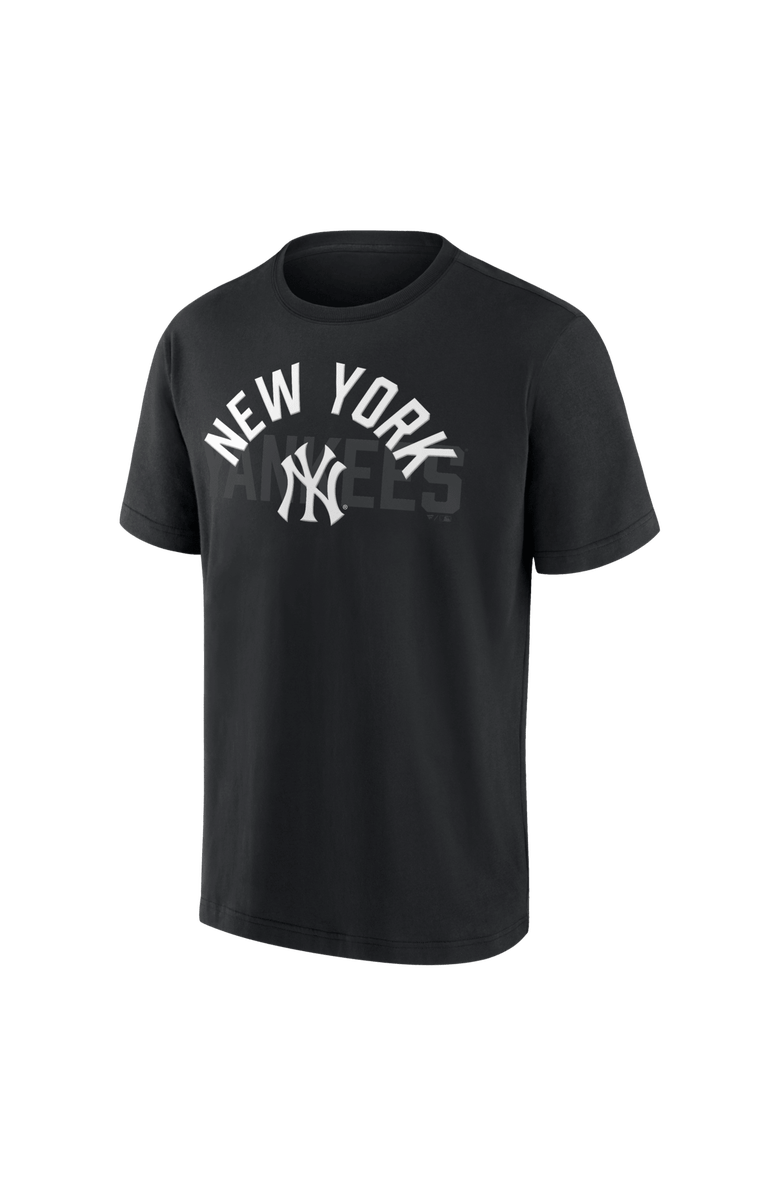 FANATICS Men's Fanatics New York Yankees Black Out Heavyweight T-Shirt, Alternate, color, Black