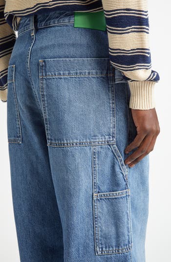 Bottega Veneta Baggy Carpenter Cargo Jeans | Nordstrom