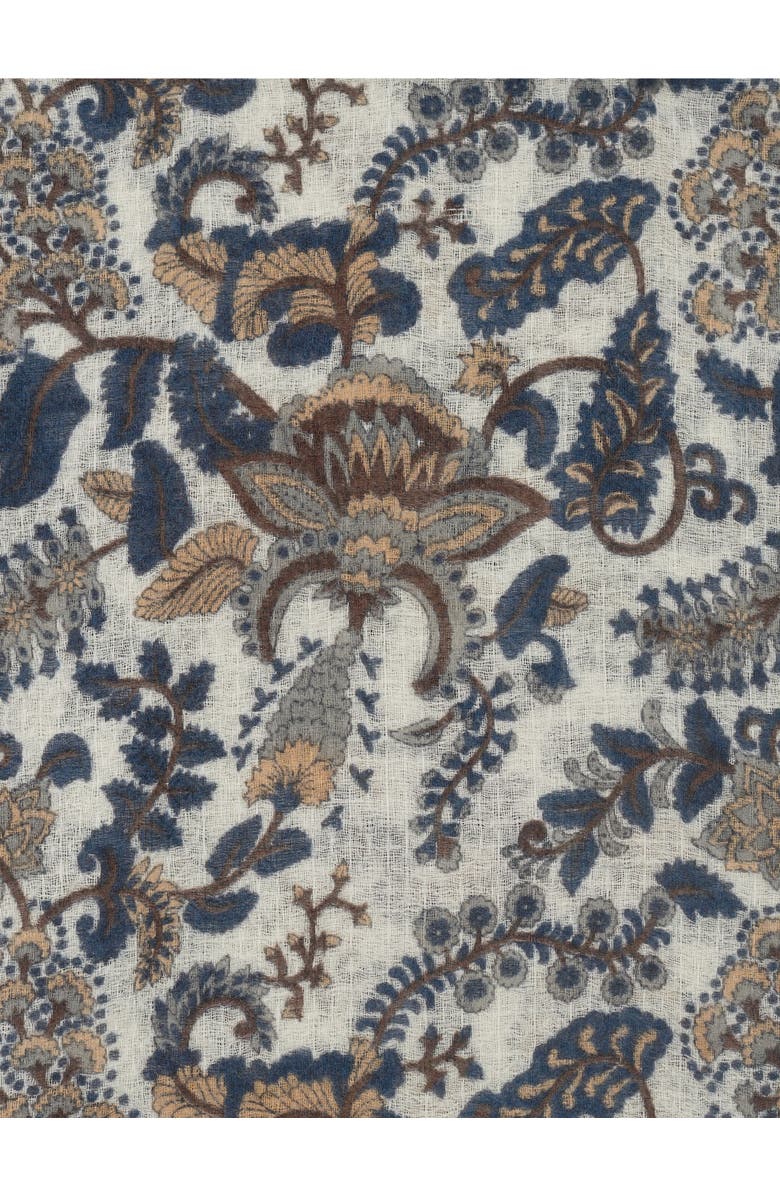 GERARD DAREL Rozanne Floral Scarf, Alternate, color, Natural