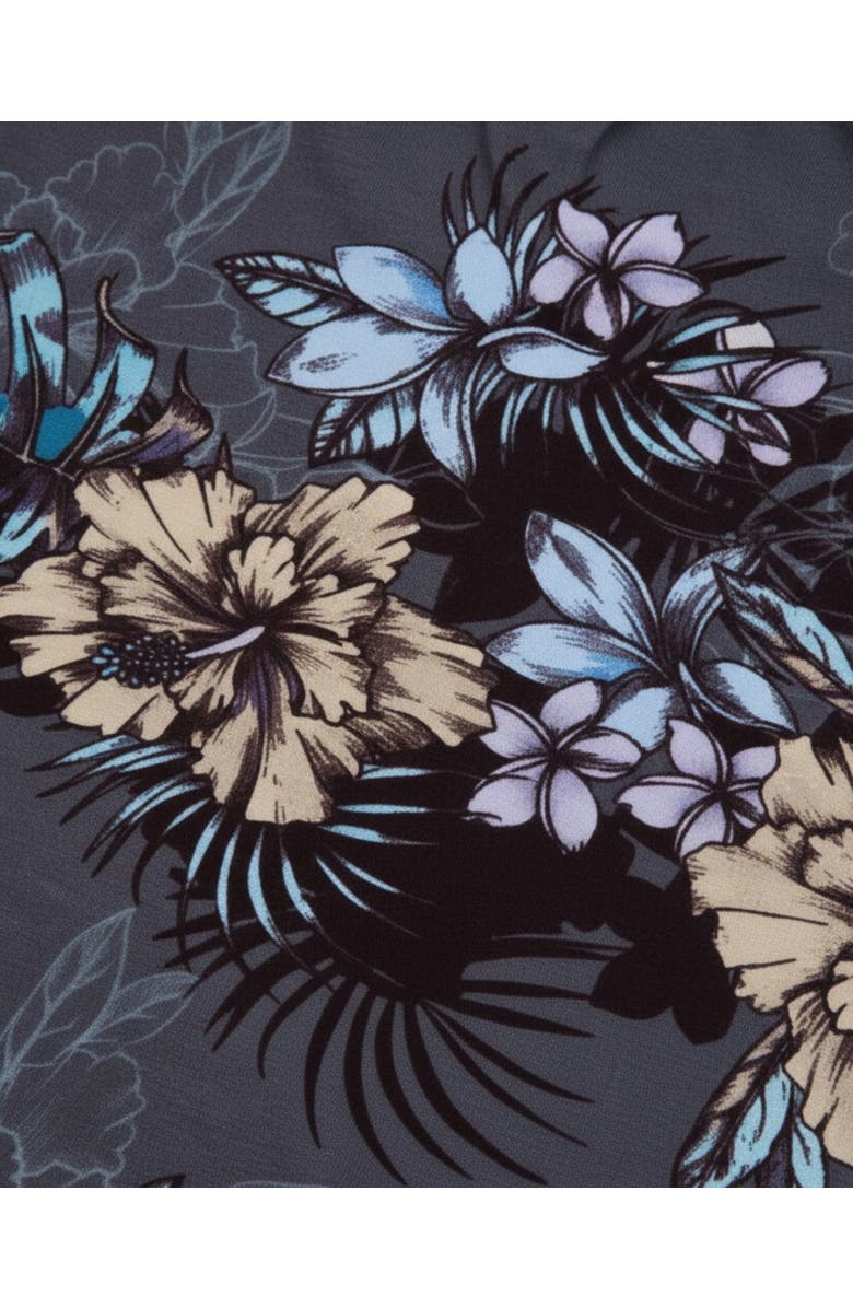 Lords of Harlech Exotic Floral Mens Lounge Short, Alternate, color, Exotic Floral Black