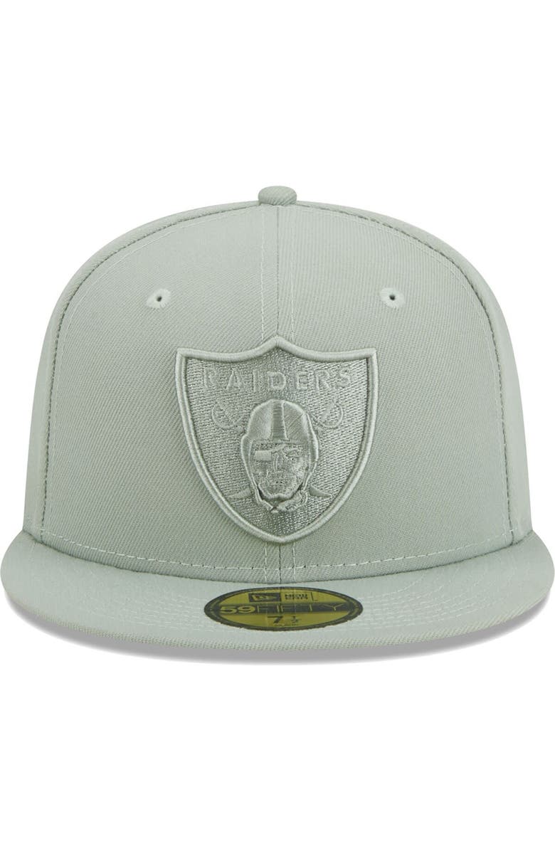 New Era Men's New Era Green Las Vegas Raiders Color Pack 59FIFTY Fitted Hat, Alternate, color, 