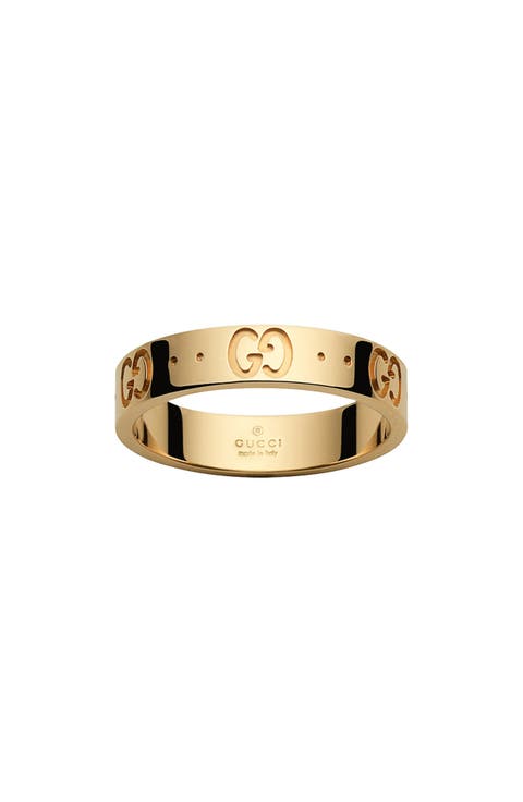 Icon Double G Gold Ring