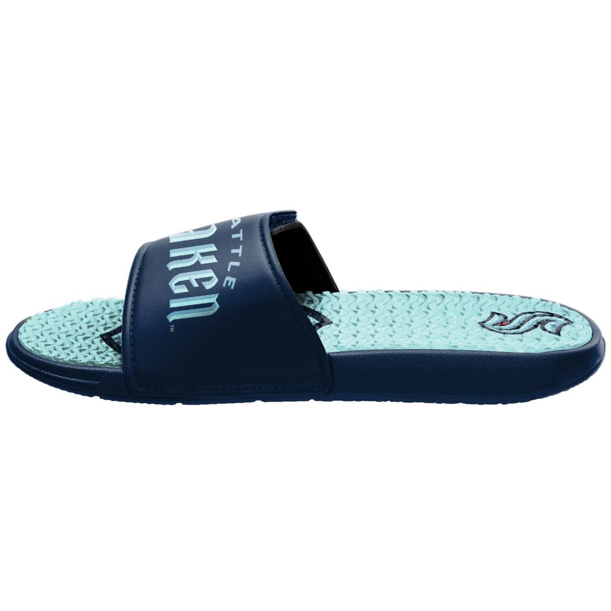 FOCO Youth FOCO Seattle Kraken Gel Slide Sandals, Alternate, color, 