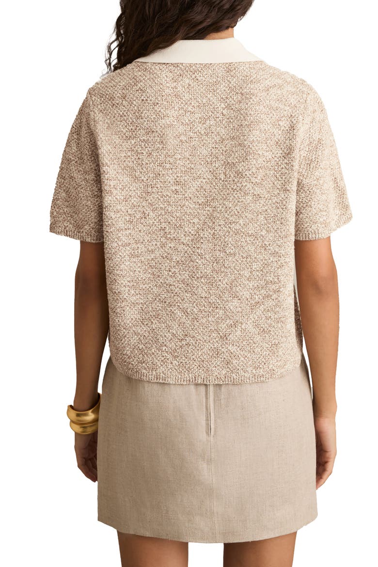 Sam Marl Johnny Collar Sweater, Alternate, color, NEUTRAL