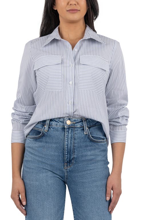 Kut From The Kloth Analeah Stretch Cotton Button-up Shirt