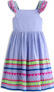Mini Boden Kids' Annalisa Twirly Embroidered Sundress