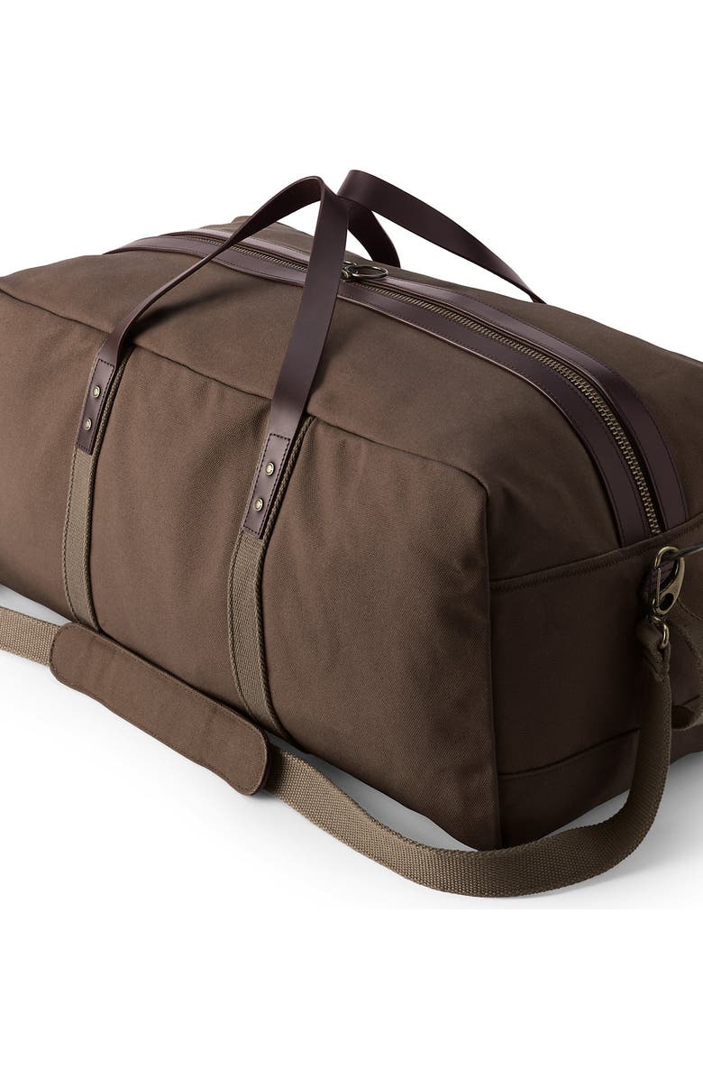 Lands' End Waxed Canvas Travel Duffle Bag, Alternate, color,