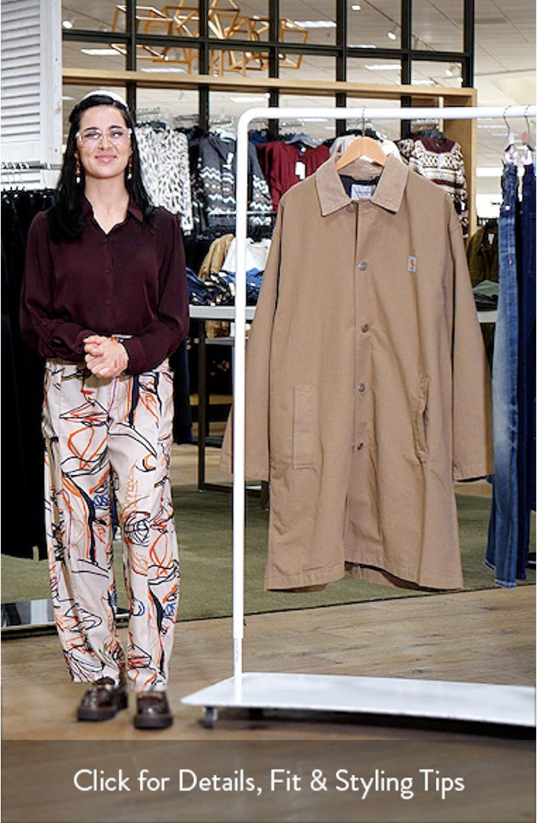 Webster Cotton Canvas Coat, sales video thumbnail