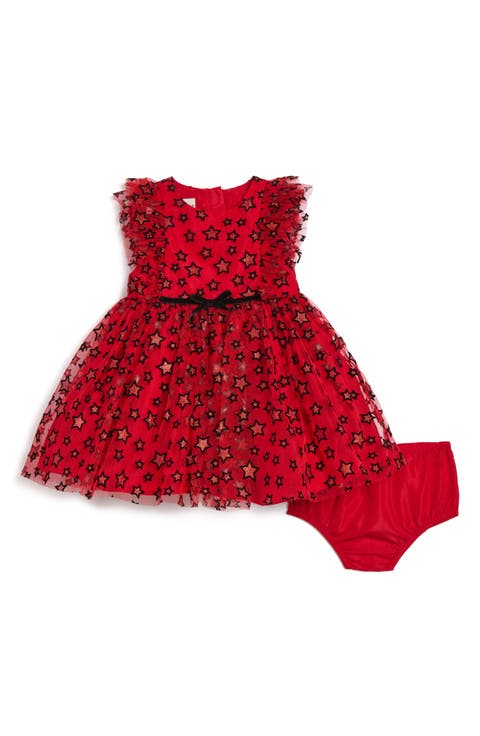 Riley Sparkle Star Dress & Bloomers Set