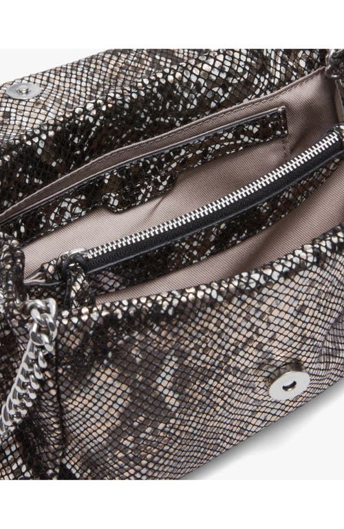 Rag & Bone Small Chelsea Flap Snake Embossed Leather Convertible Shoulder Bag In Multi