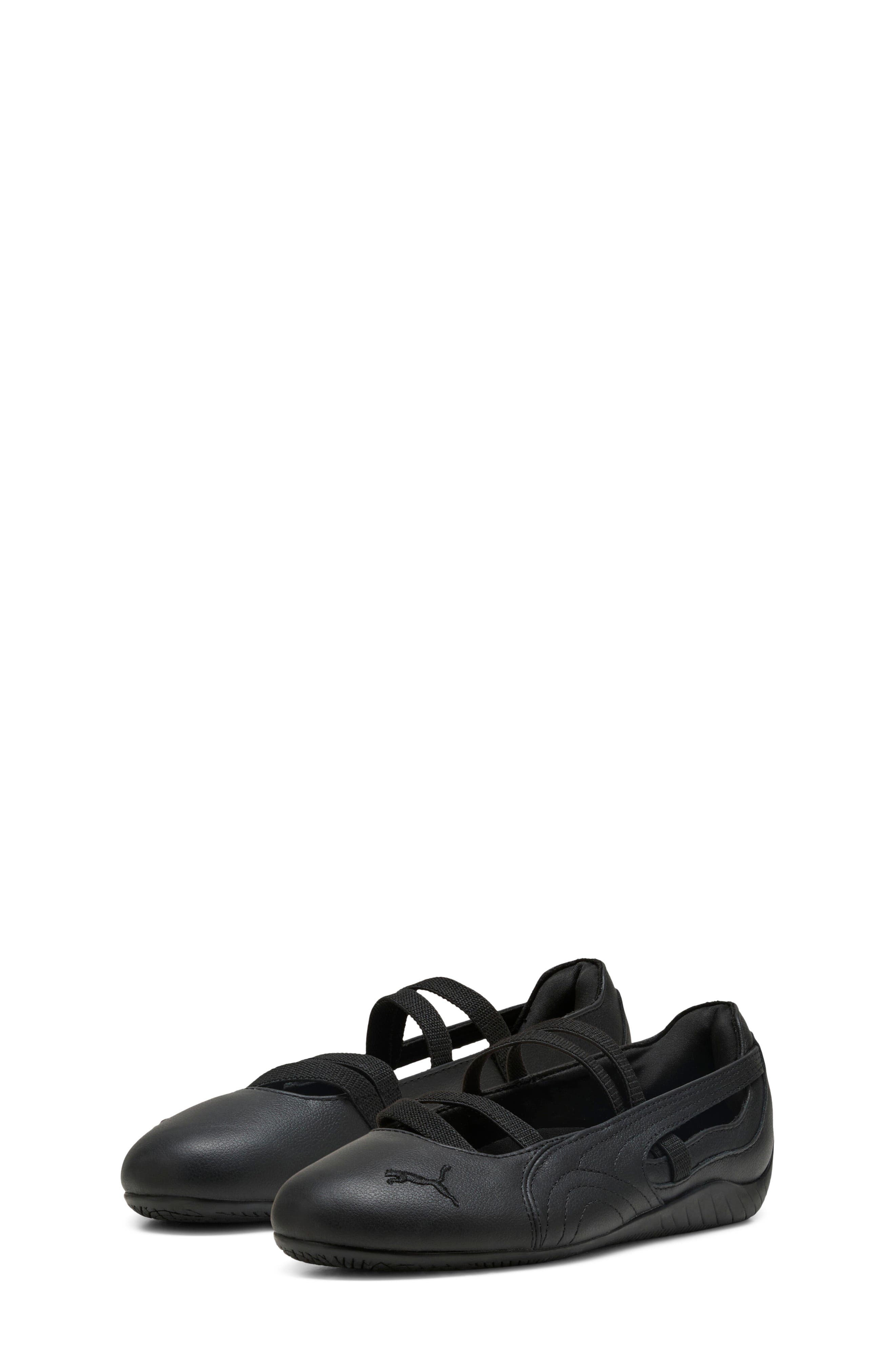 Kids' Speedcat Ballet Sneaker, Alternate, color, PUMA BLACK