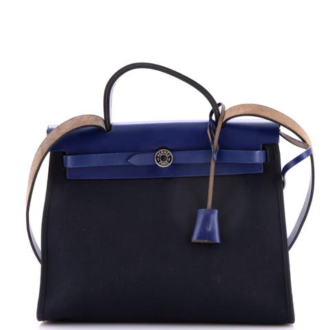 Herbag Zip Leather and Toile 31