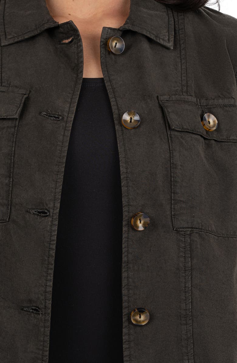 KUT from the Kloth Josalyn Lyocell Trucker Jacket, Alternate, color, 