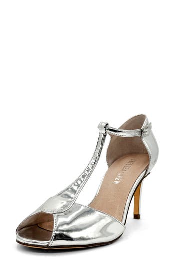 Chelsea Crew Blondie T-strap Sandal In Silver