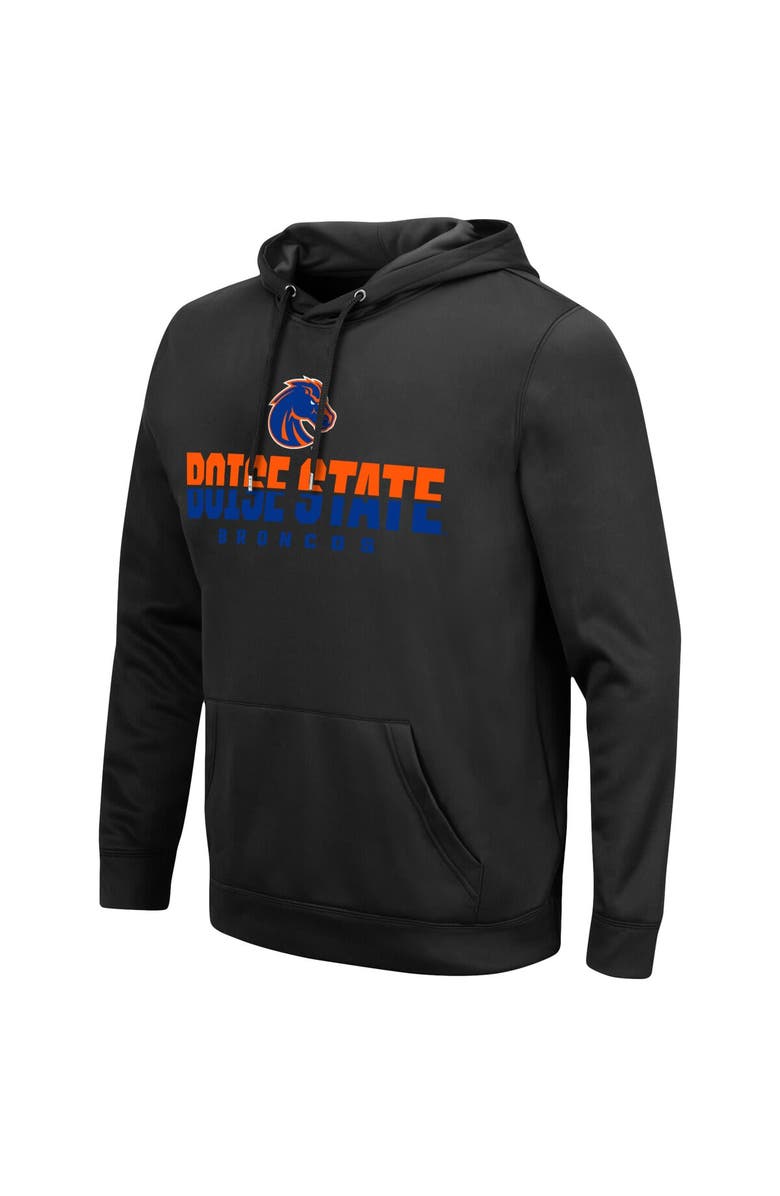 COLOSSEUM Men's Colosseum Black Boise State Broncos Lantern Pullover Hoodie, Alternate, color, Black