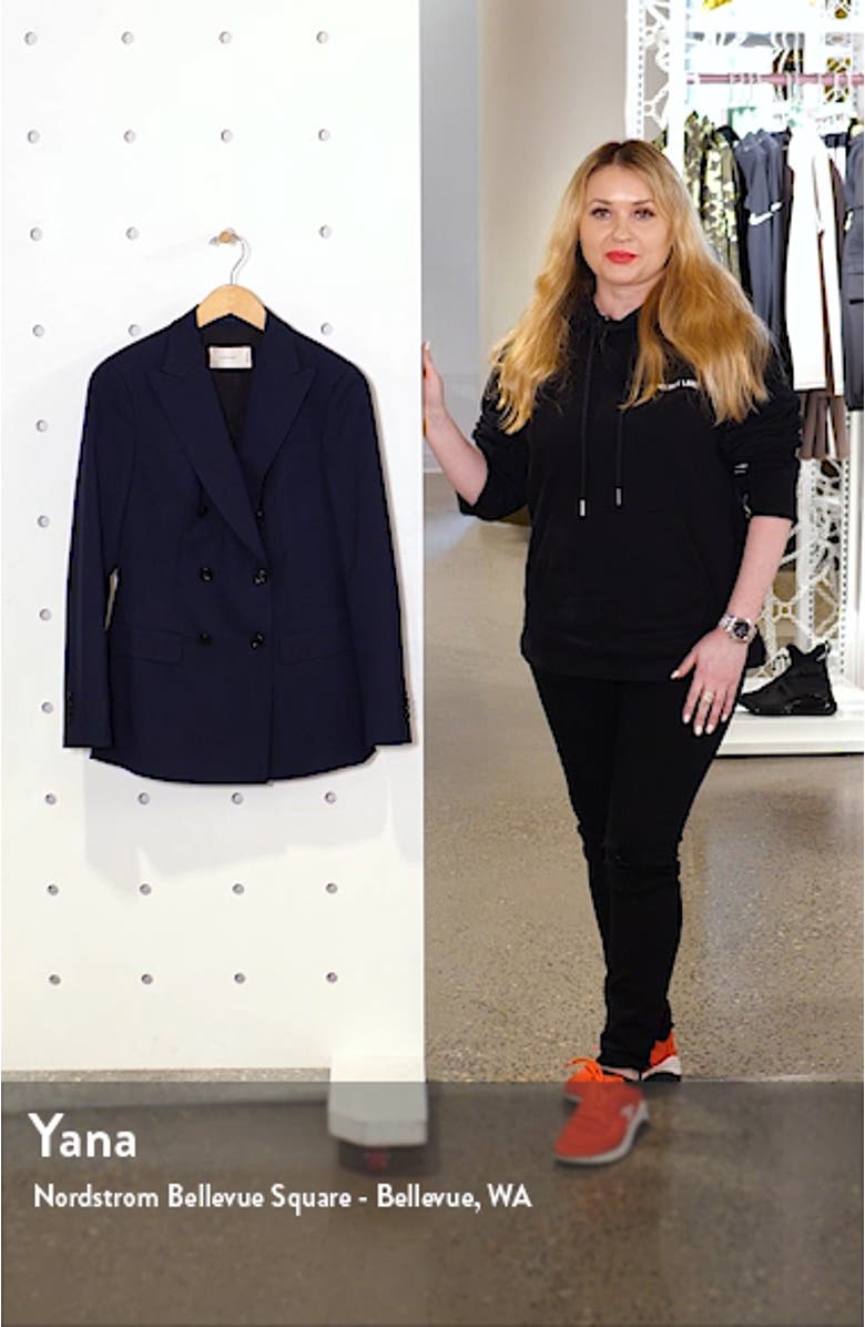 Cameron Double Breasted Wool & Mohair Suit Jacket, sales video thumbnail