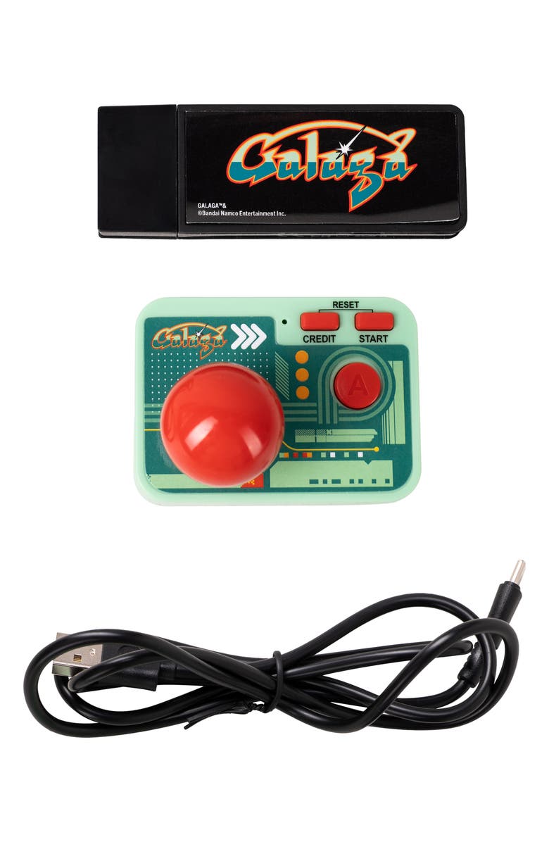 Fizz Creations Galaga Plug & Play Arcade Game, Alternate, color,