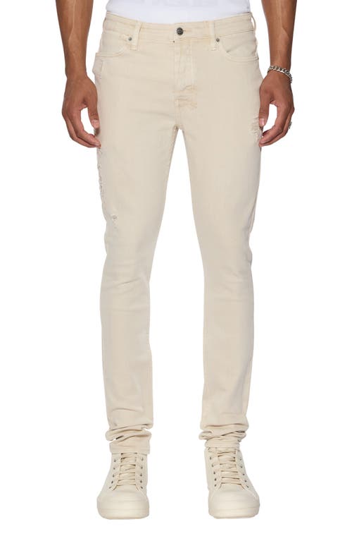KSUBI KSUBI VAN WINKLE ECRU PLAYOFF SKINNY JEANS 