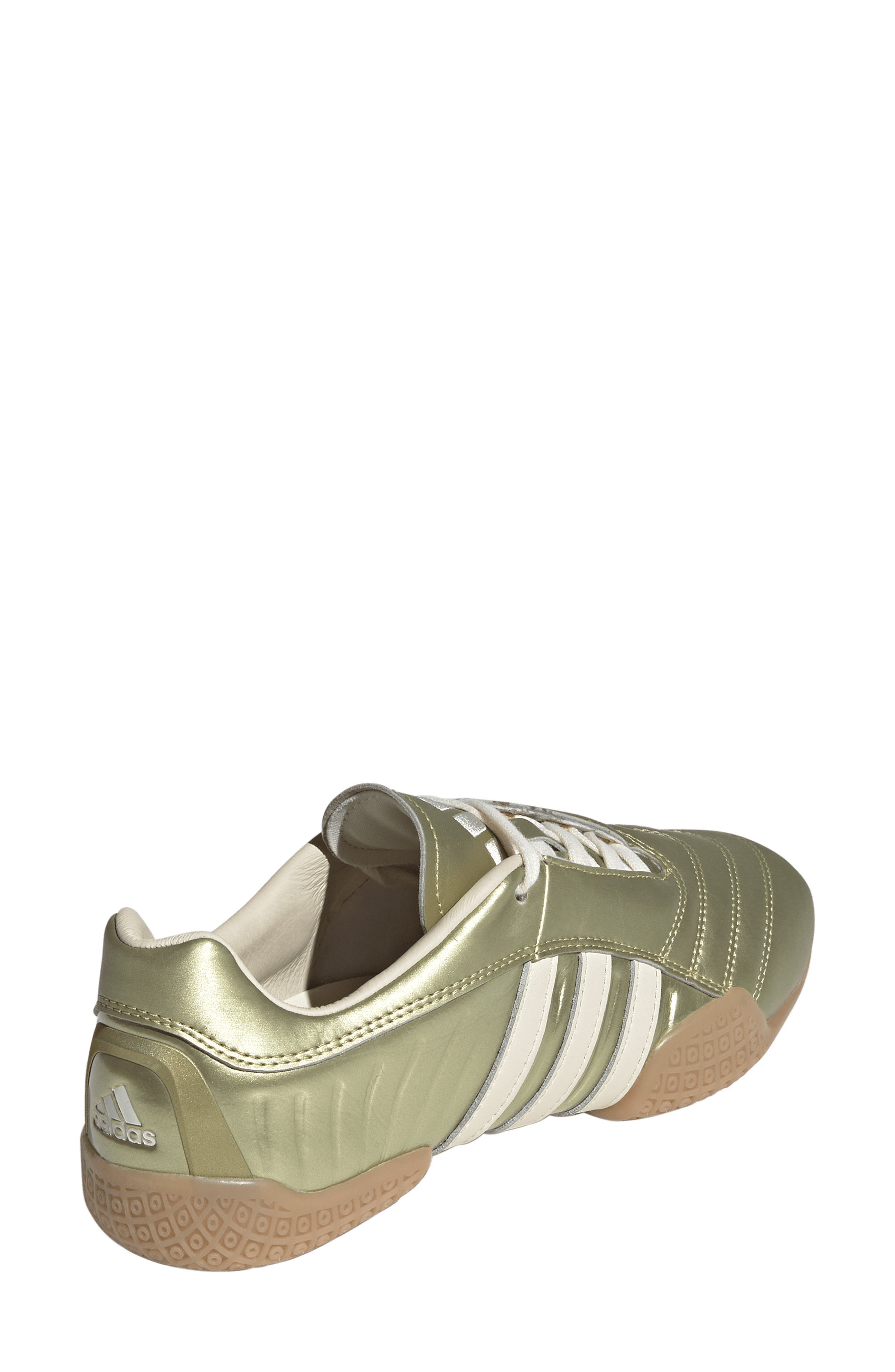 Taekwondo Mei Elite Sneaker, Alternate, color, GOLD MET./ CREAM WHITE/ GUM 3