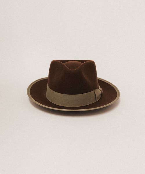 Two Roads Hat Co. Waterloo Fedora In Coffee