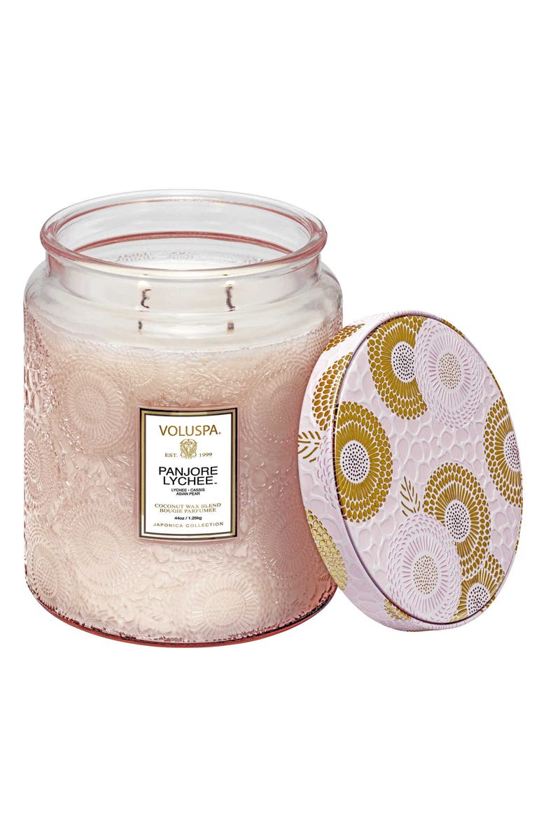 Voluspa Panjore Lychee Luxe Jar Candle, Alternate, color,