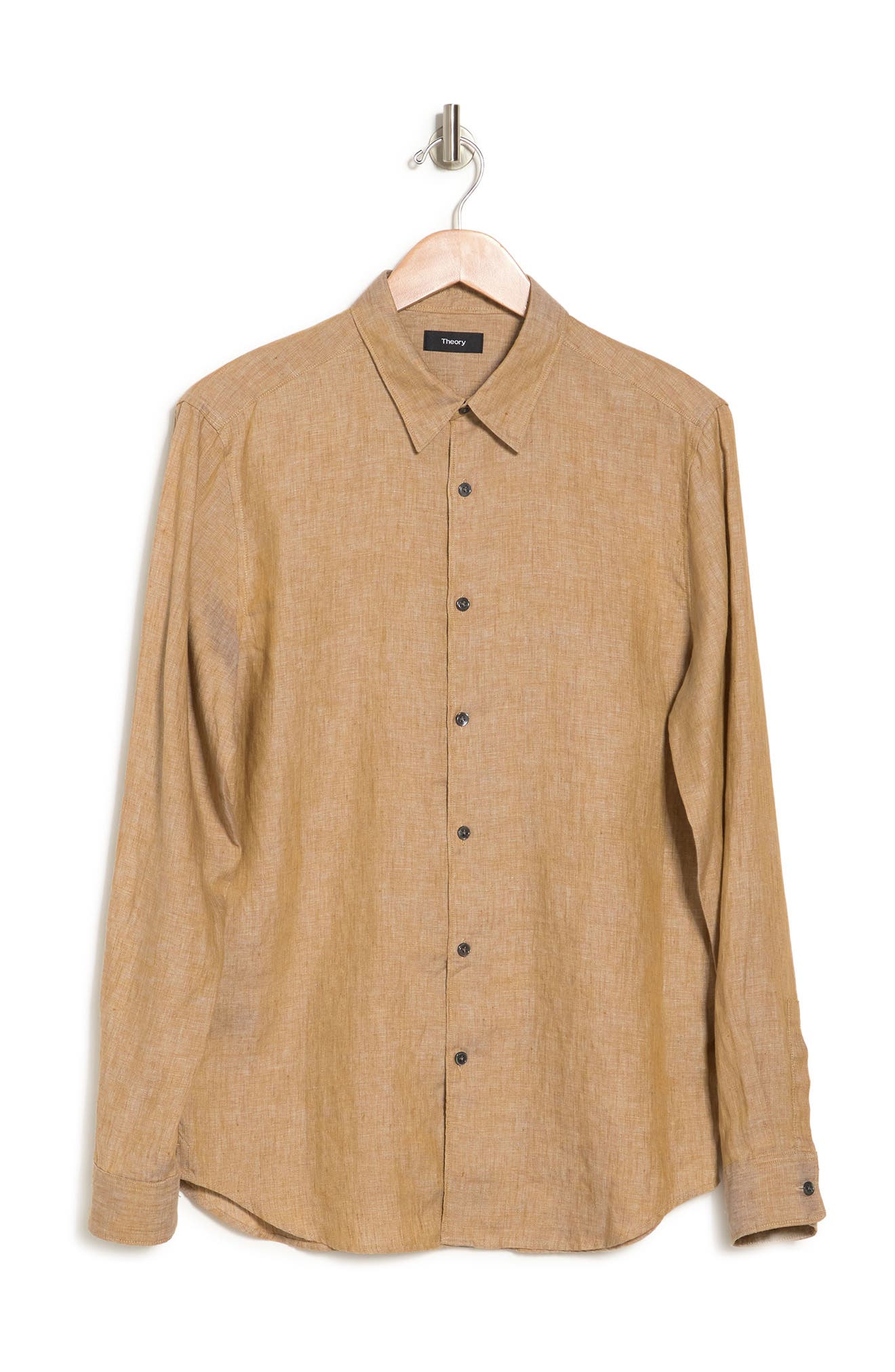 Theory Irving Summer Line Button Front Shirt (Men) | Nordstromrack