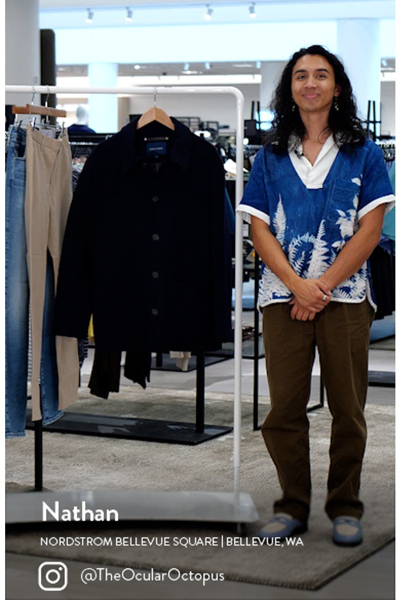 Wool Blend Shirt Jacket video