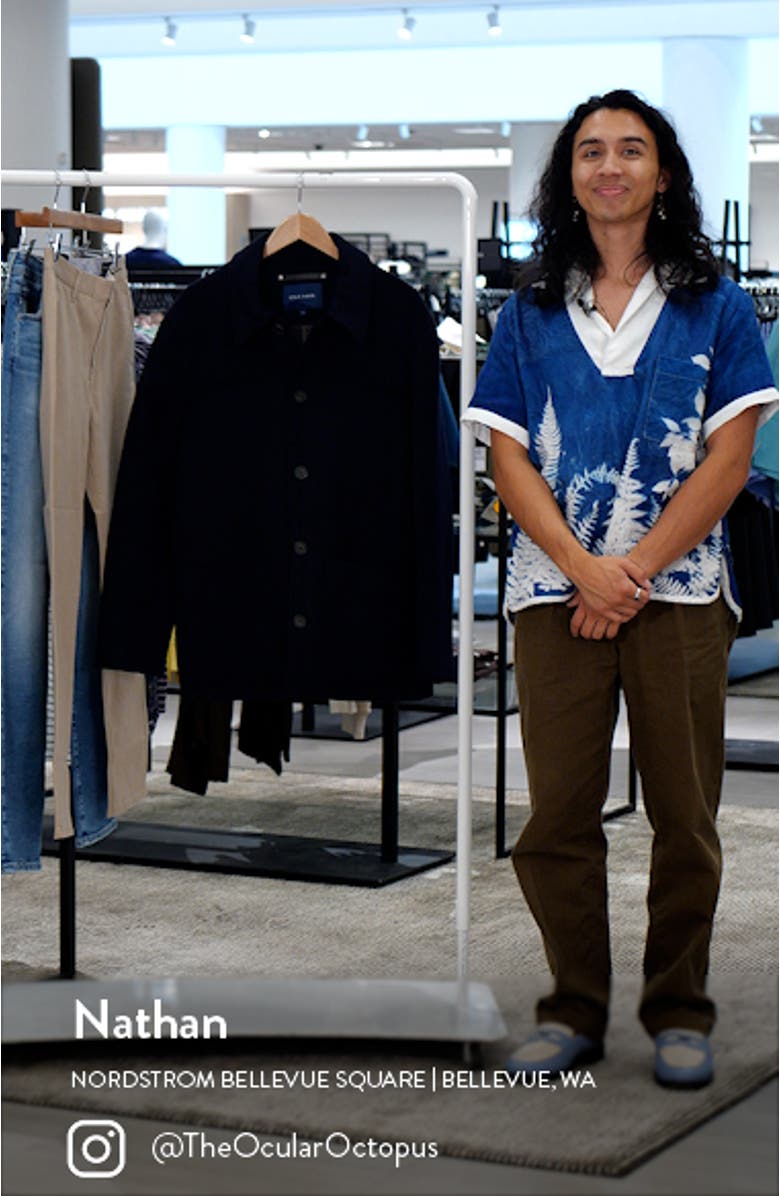 Wool Blend Shirt Jacket, sales video thumbnail