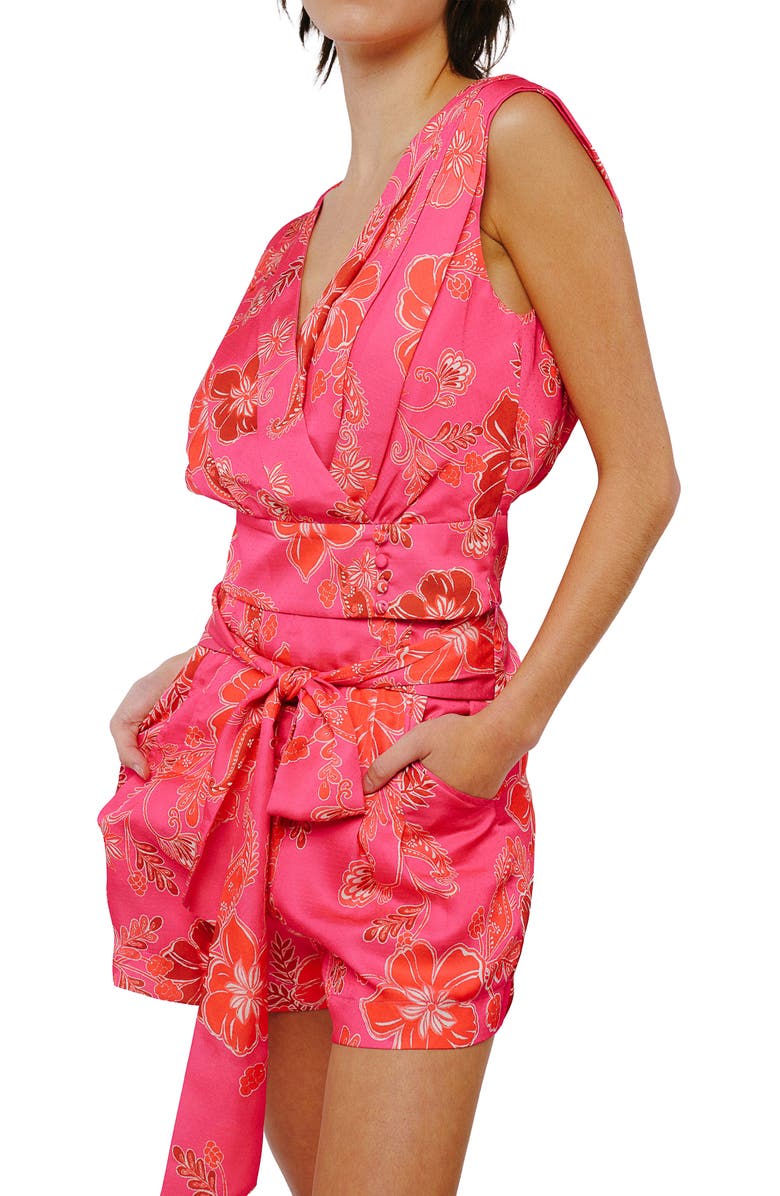 CIEBON Adrina Print Top, Alternate, color, Pink