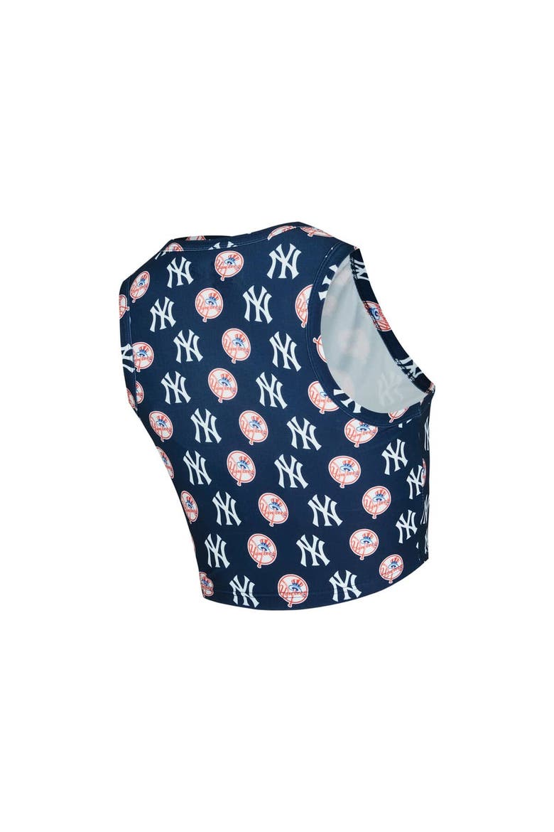 Women's Concepts Sport  Navy New York Yankees Knit Tank Top & Skort Set, Alternate, color, Navy