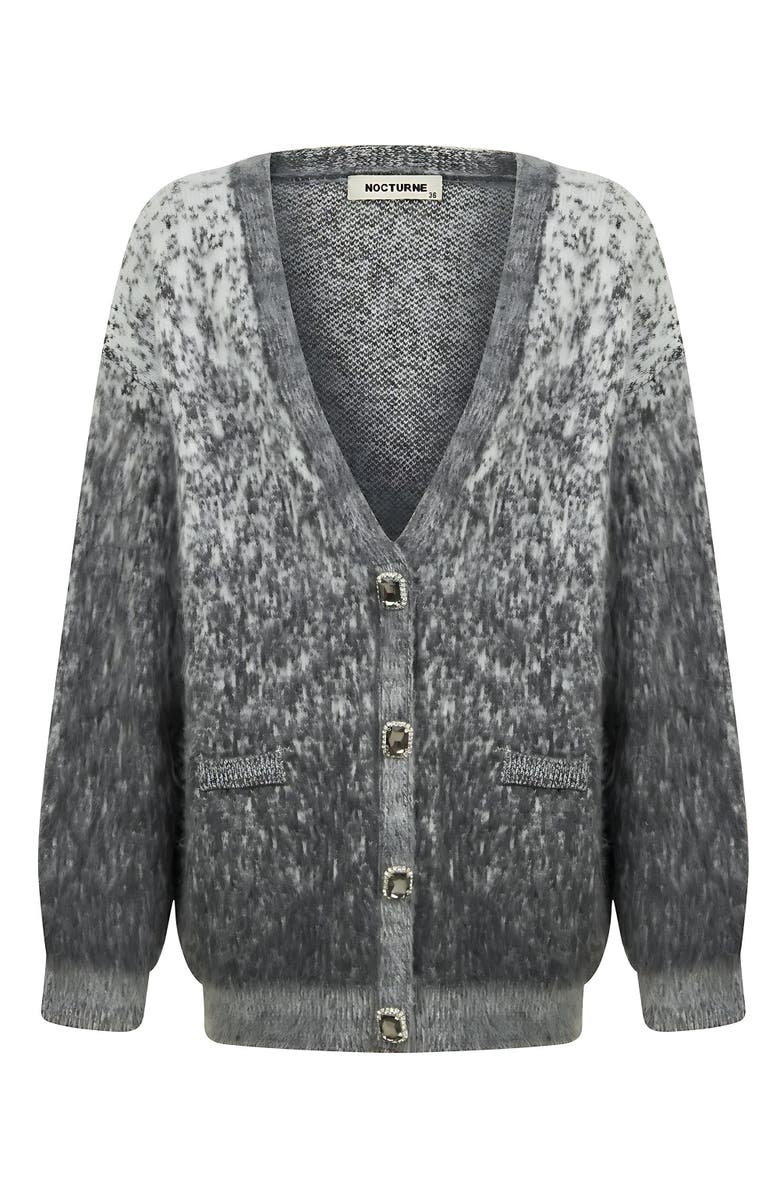 Nocturne Gradient Oversized Cardigan, Alternate, color,