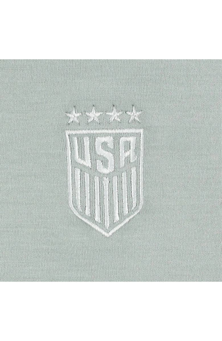 LEVELWEAR Women's Levelwear  Green USWNT Luxe Sponge Tri-Blend Pullover Sweatshirt, Alternate, color, Green